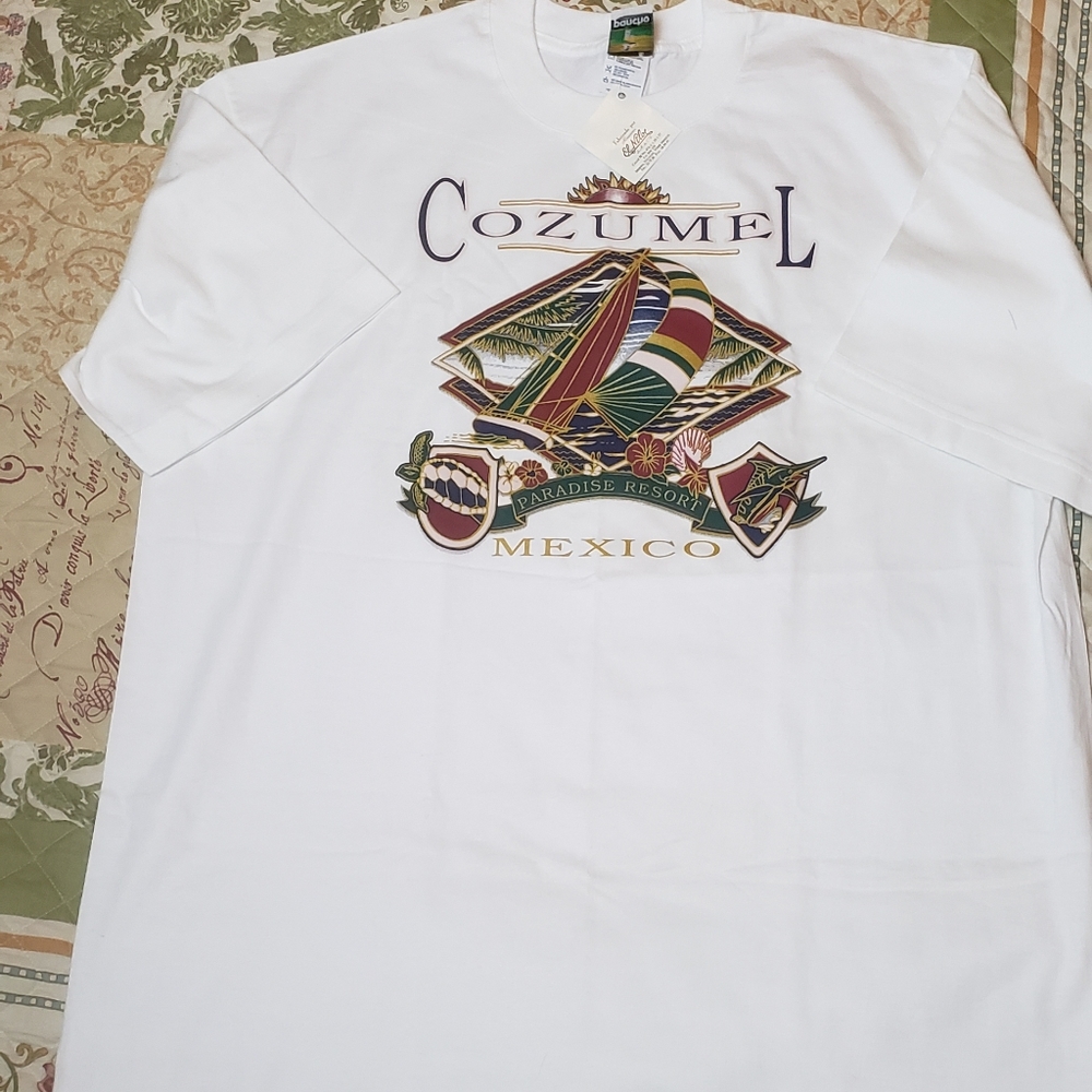 Vintage Pancho Paradise Resort Cozumel Mexico T Shirt XX-Large Cotton
